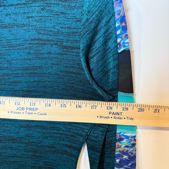 Joseph Ribkoff Colorblock Blue Pullover Asymmetrical Cowl Neck Sweater Canada 6 - Picture 8 of 8